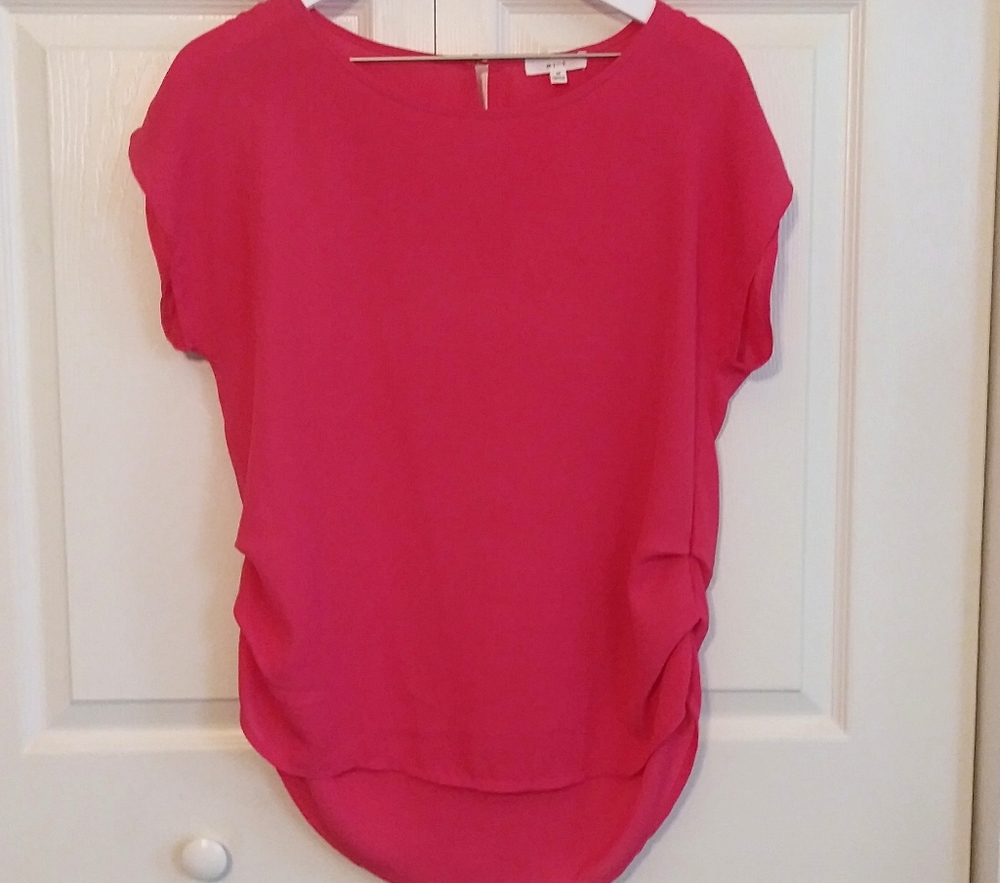 Mine Hot Pink Blouse EUC